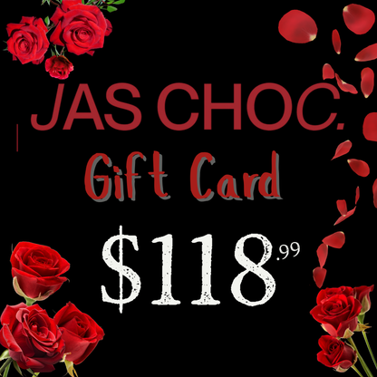 💝 Jas Choc Gift Card — The Gift of Pure Indulgence $50+